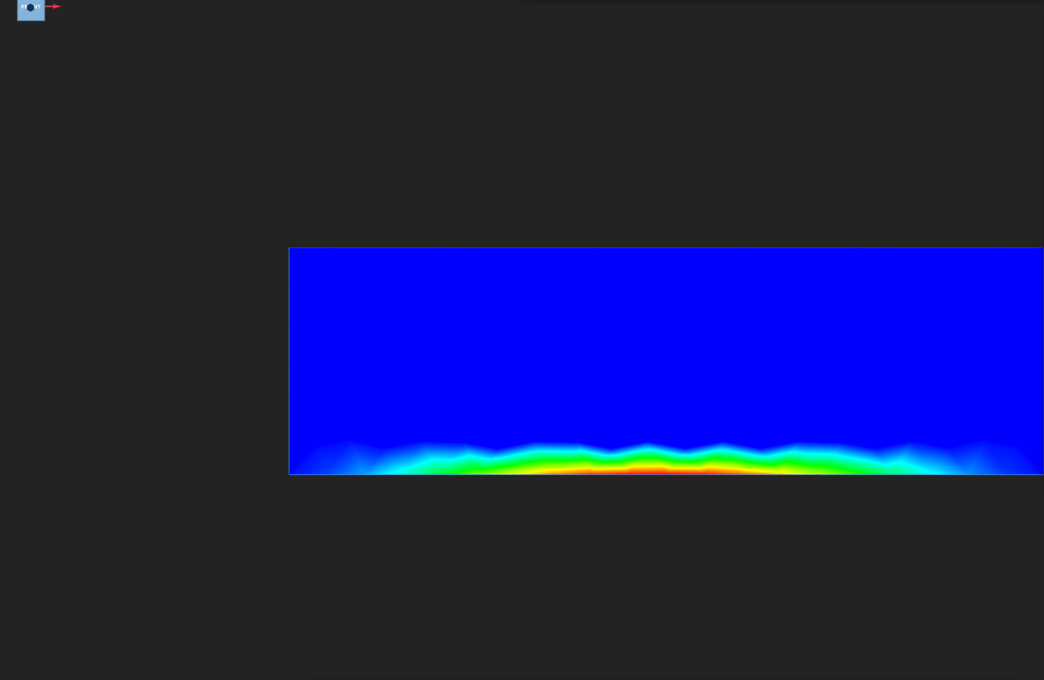 Fluid mesh displacement