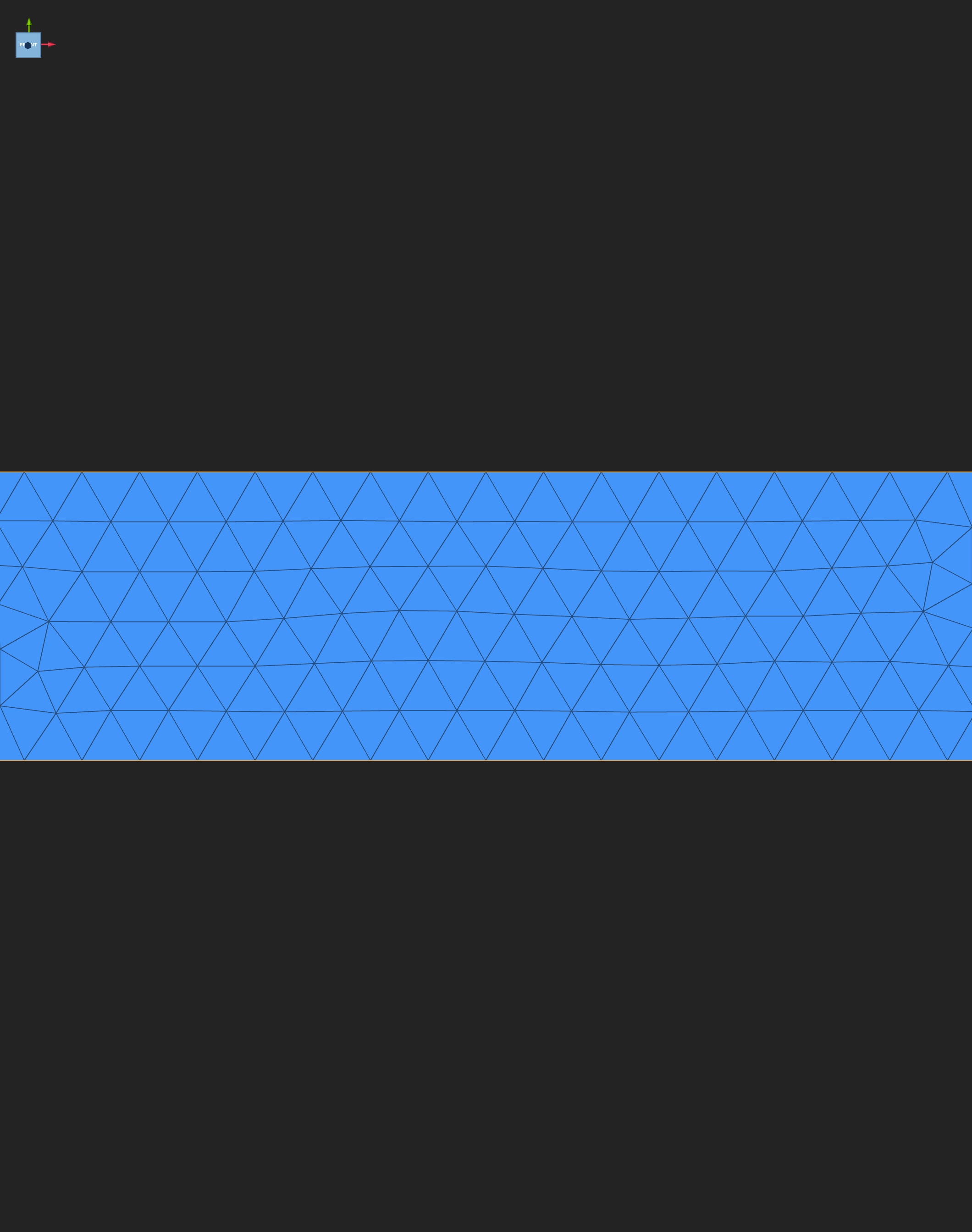 Exported rectangle mesh in Post-Processing